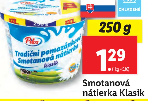 Pilos Smotanová nátierka Klasik