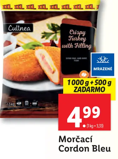Culinea Morčací Cordon Bleu