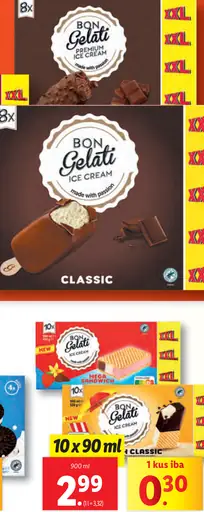 Bon Gelati Nanuky s polevou