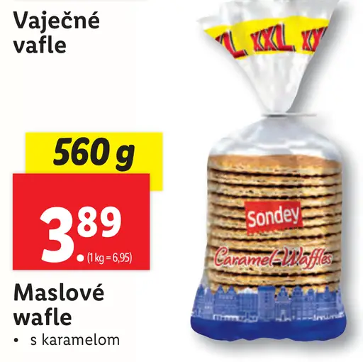 Sondey Maslové vafle