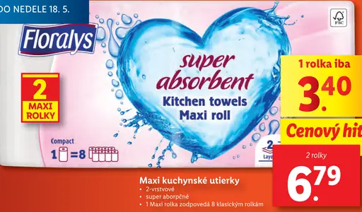 Florays Maxi kuchynské utierky