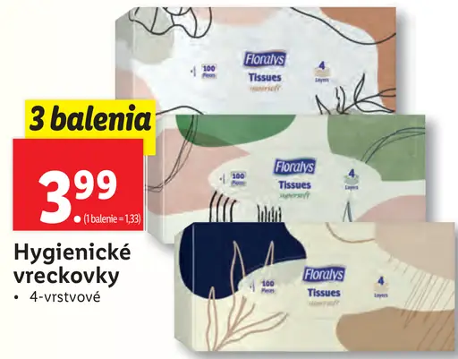 Florays hygienické vreckovky