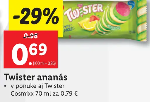 Twister ananás