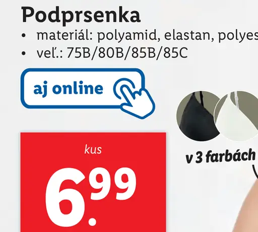 Esmara Podprsenka