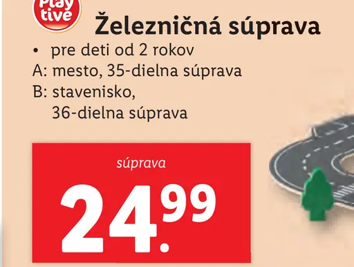 Playtive Železničná súprava