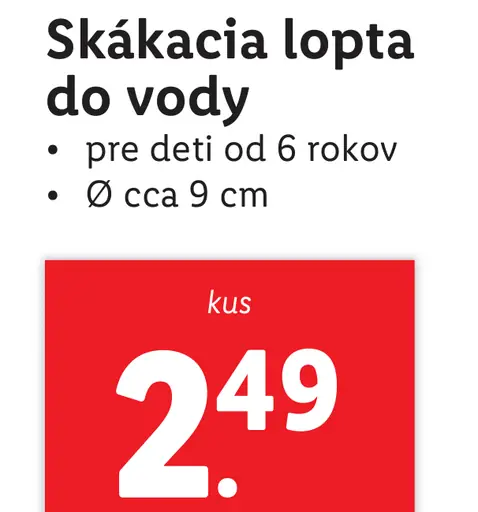 Playtive Skákacia lopta do vody