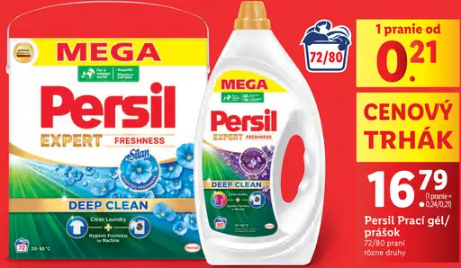 Persil Prací gél/prášok