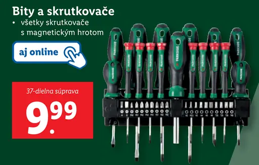 Parkside Bity a skrutkovače