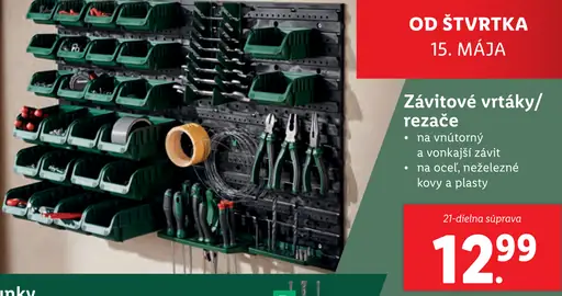 Závitové vrtáky/rezače