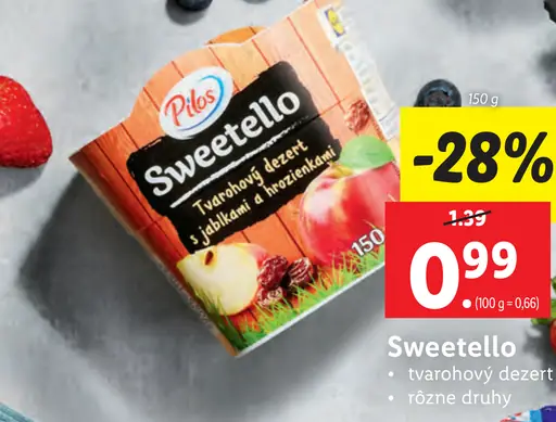 Pilos Sweetello tvarohový dezert