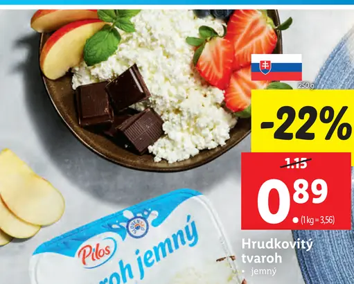 Pilos Jemný hrudkovitý tvaroh
