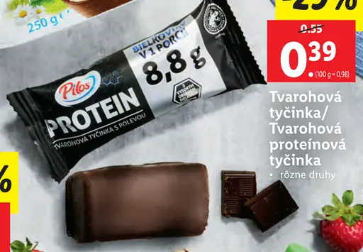 Pilos Tvarohová tyčinka/Tvarohová proteínová tyčinka