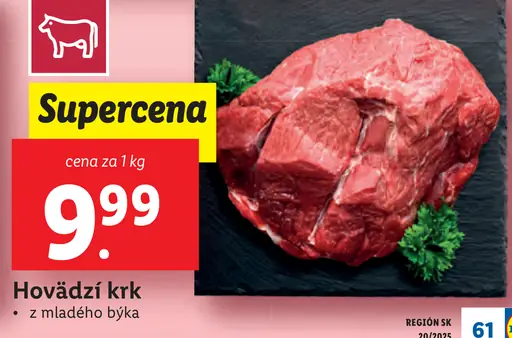 Hovädzí krk