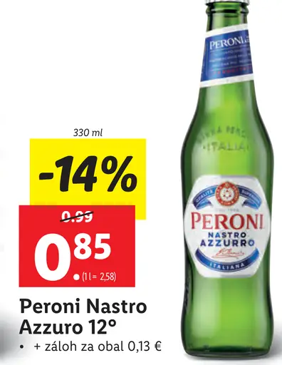 Peroni Nastro Azzurro 12°