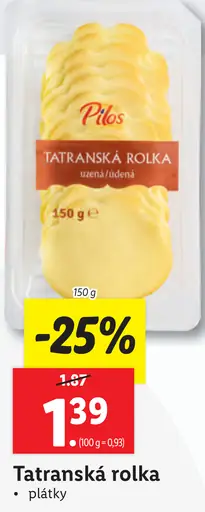 Pilos Tatranská rolka