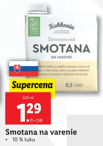 Kuhbonia Smotana na varenie