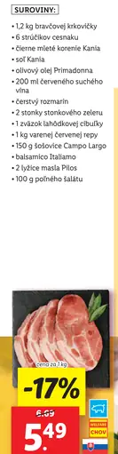 Bravčová krkovička XXL