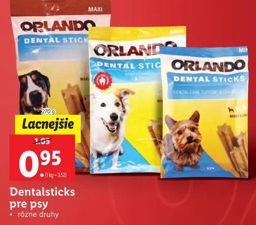 Orlando Dentalsticks pre psy