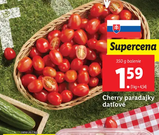 Cherry paradajky datľové