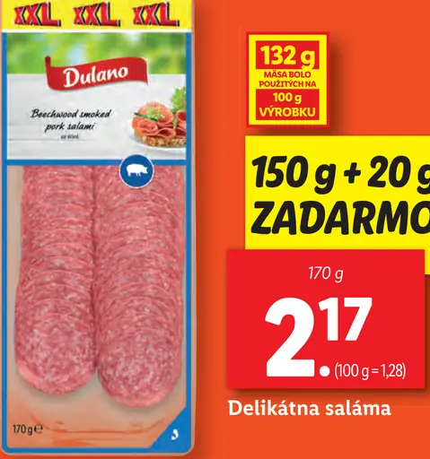 Dulano Delikatesná saláma