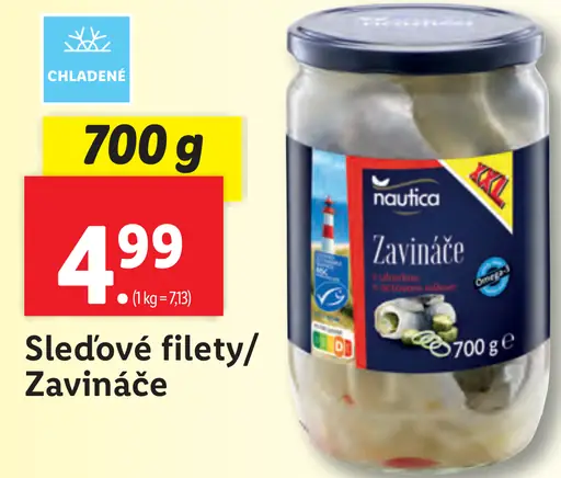Nautica Sledové filety/Zavináče