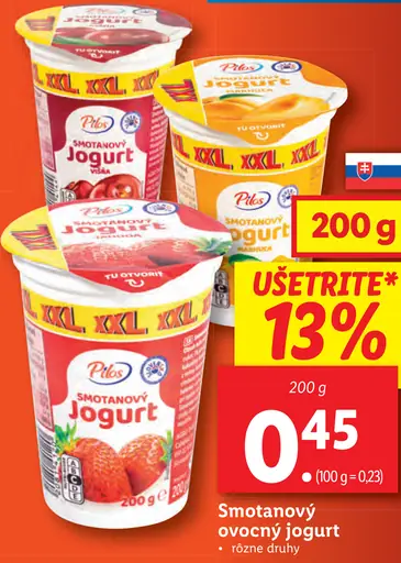 Pilos Ovocný jogurt