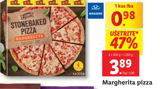 Chef Select Margherita pizza