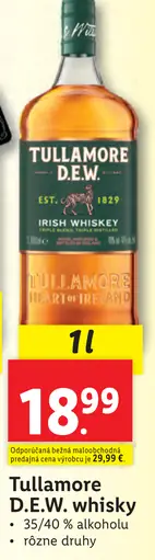 Tullamore D.E.W. whisky