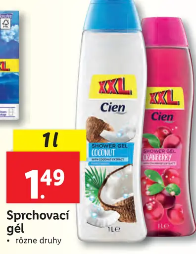 Cien Sprchovací gél