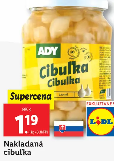 ADY Nakladaná cibuľka