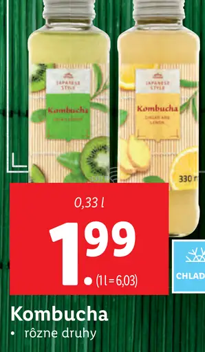 Vitasia Kombucha rôzne druhy