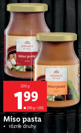 Vitasia Miso pasta rôzne druhy