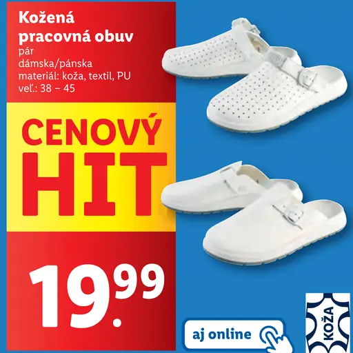 Kožená pracovná obuv
