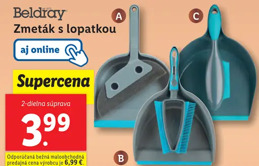 Beldray Zmeták s lopatkou