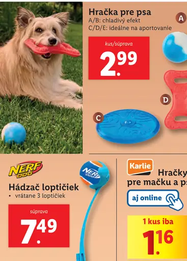 Nerf Dog Hádzač loptičiek