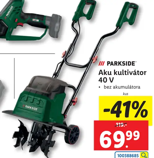 PARKSIDE Aku kultivátor 40 V