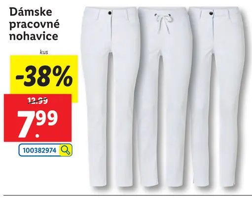 Dámske pracovné nohavice