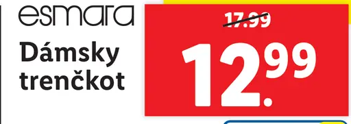Esmara Dámsky trenčkot