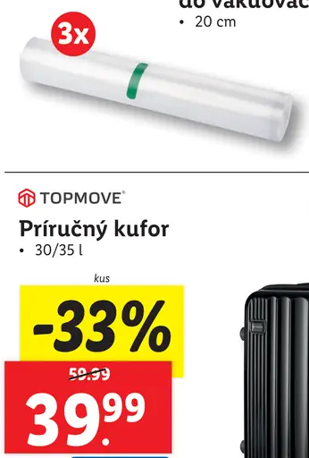 TOPMOVE Príručný kufor