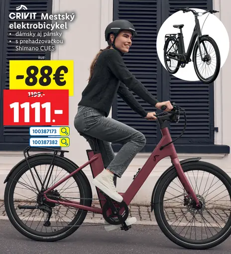 CRIVIT Mestský elektrobicykel