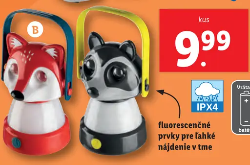 Crivit detská čelovka/kempingová lampa