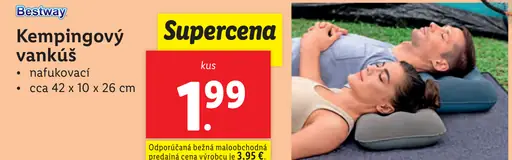 Kempingový vankúš