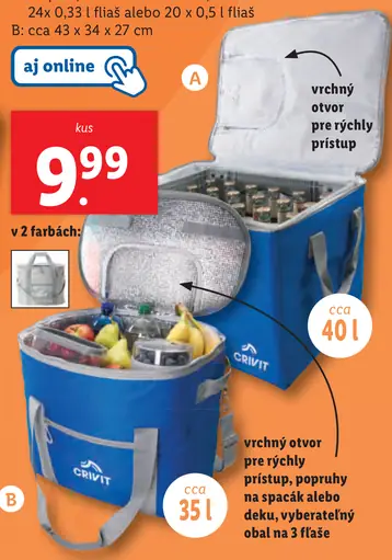 Crivit Chladiaca taška A