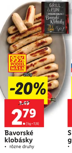 Bavorské klobásky