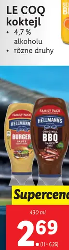 Hellmann´s Omáčka BBQ/Burger