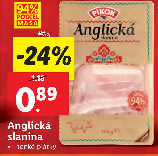 Pikok Anglická slanina