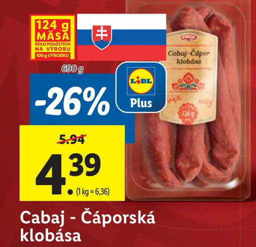 Cabaj - Čáposrká klobása