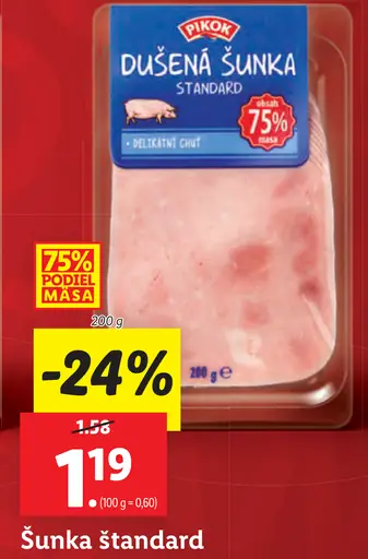 Pikok Dušená šunka štandard