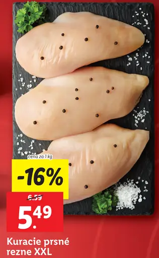 Kuracie prsné rezne XXL