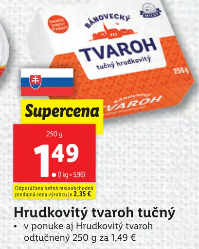 Rajo Hrudkovitý tvaroh tučný